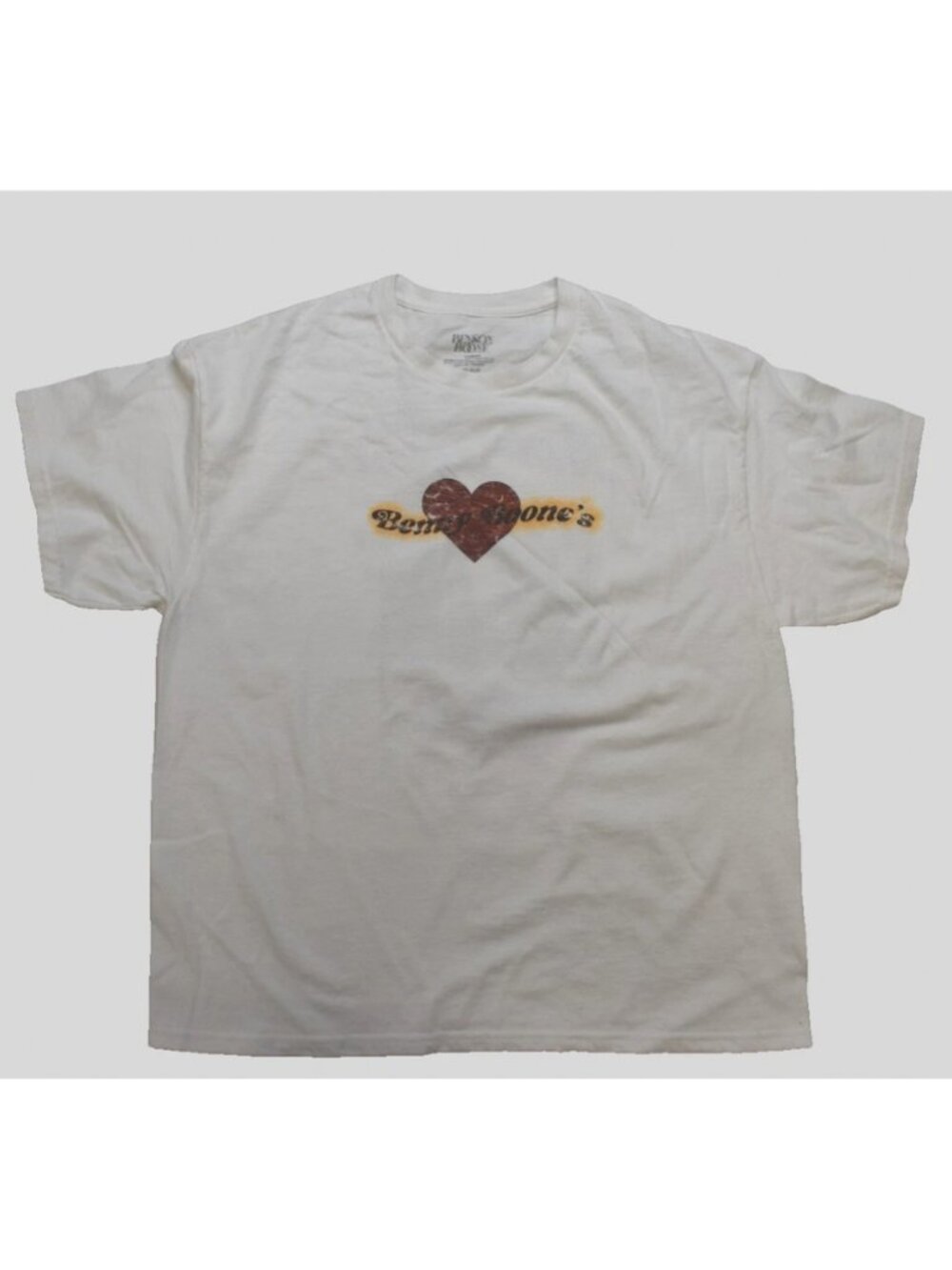 Benson Boone Womens Benny American Heart 2025 World Tour White Shirt New Large
